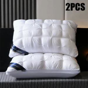 2-Piece Sleep White Pillow Set