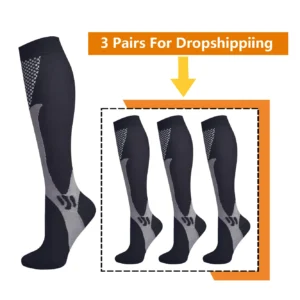 3-Pair Compression Socks 20-30mmHg